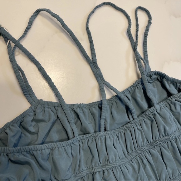 HALARA Sky Blue Ruched Dress - Picture 6 of 8